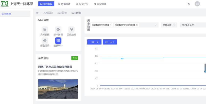 冷卻水系統水質數據調取